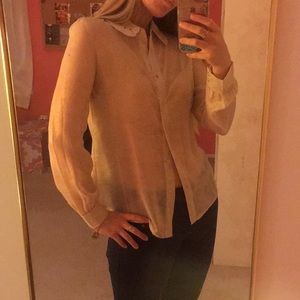 Gold shimmer blouse